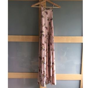 Abound Pink Floral Maxi Dress